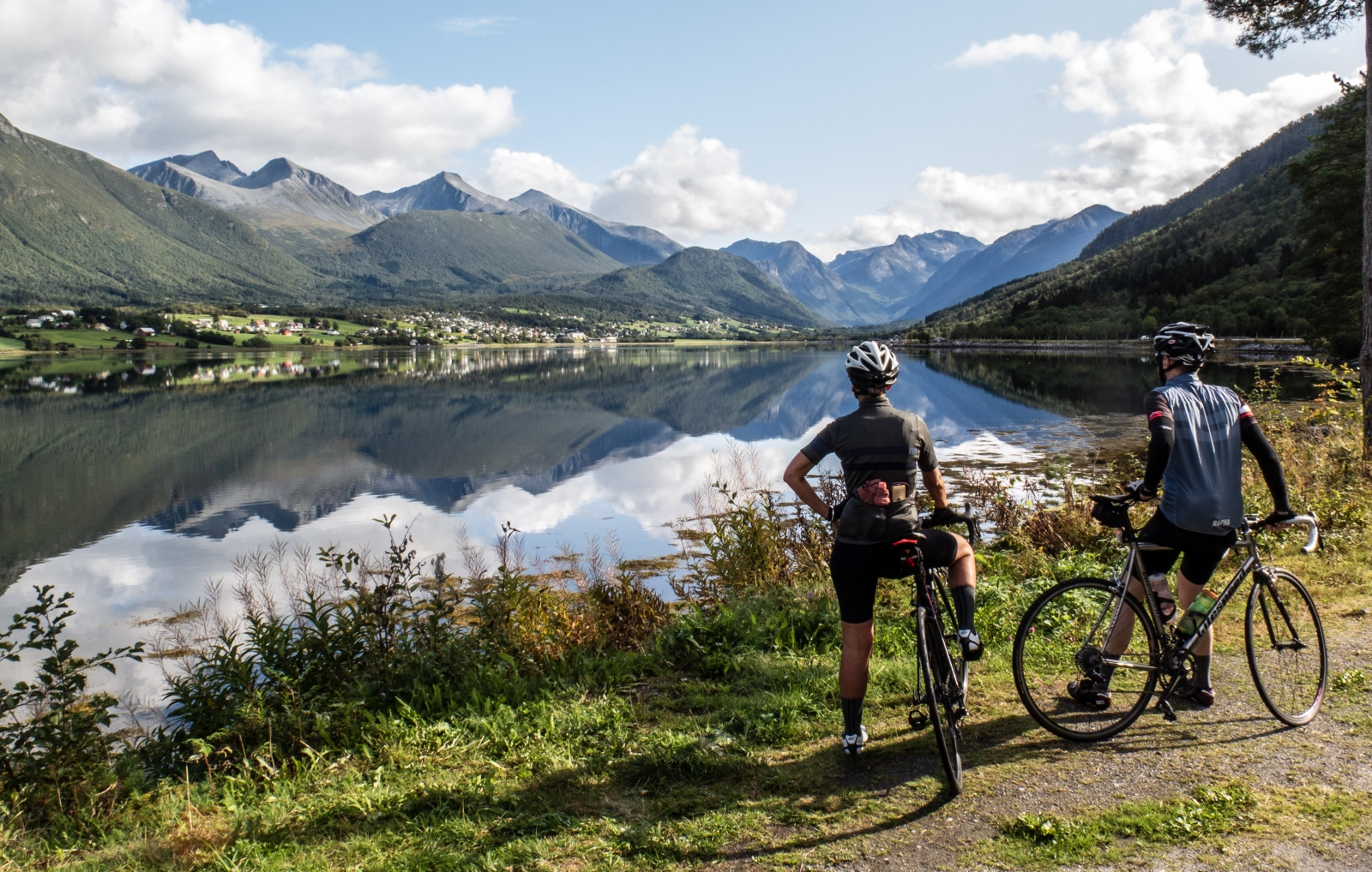 Cycling from HMS Gassten in Norway