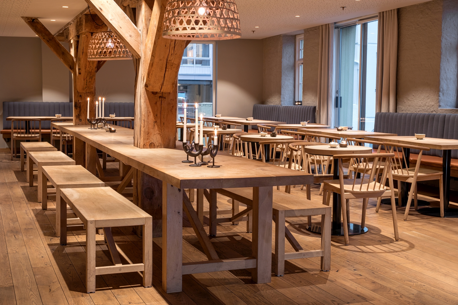 Group dining area at Hotel Brosundet