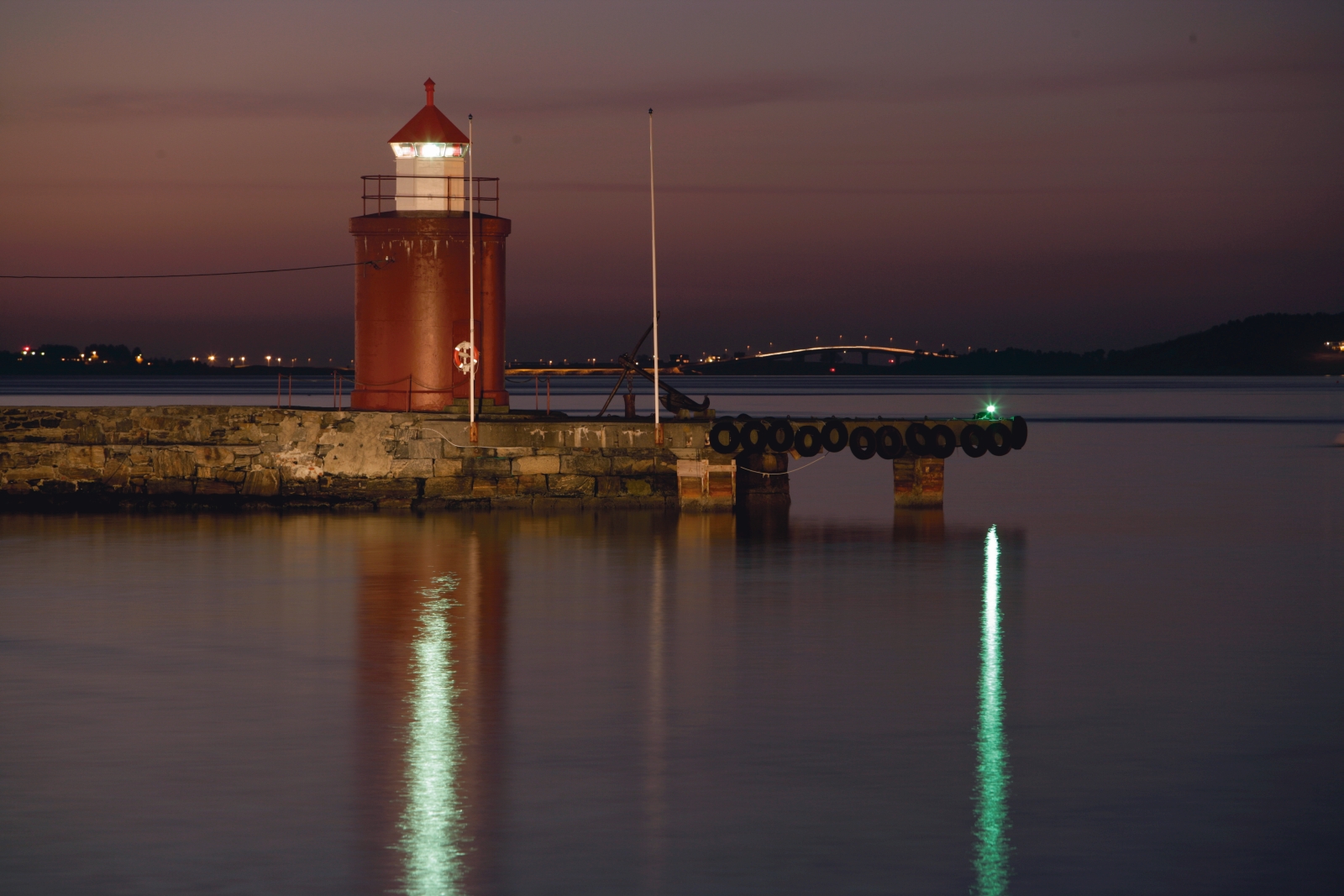 Lighthouse near Hotel Brosundet