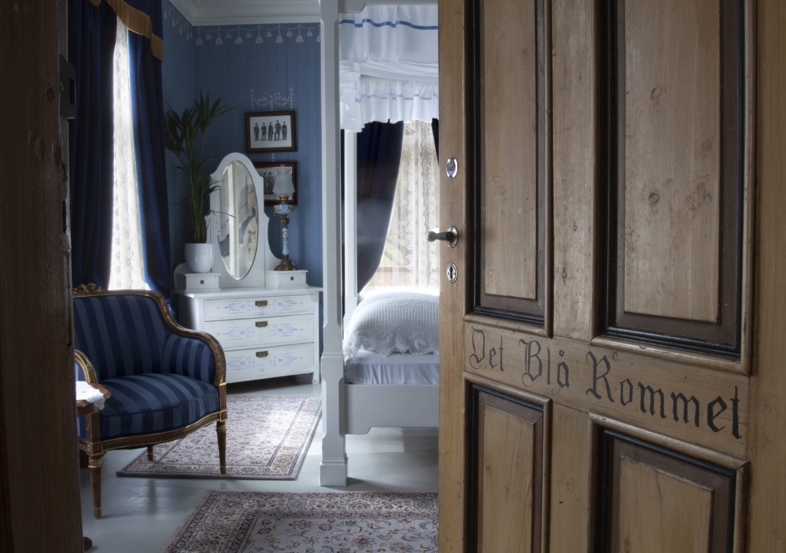 Double bedroom at the Hotel Union Oye in Norway