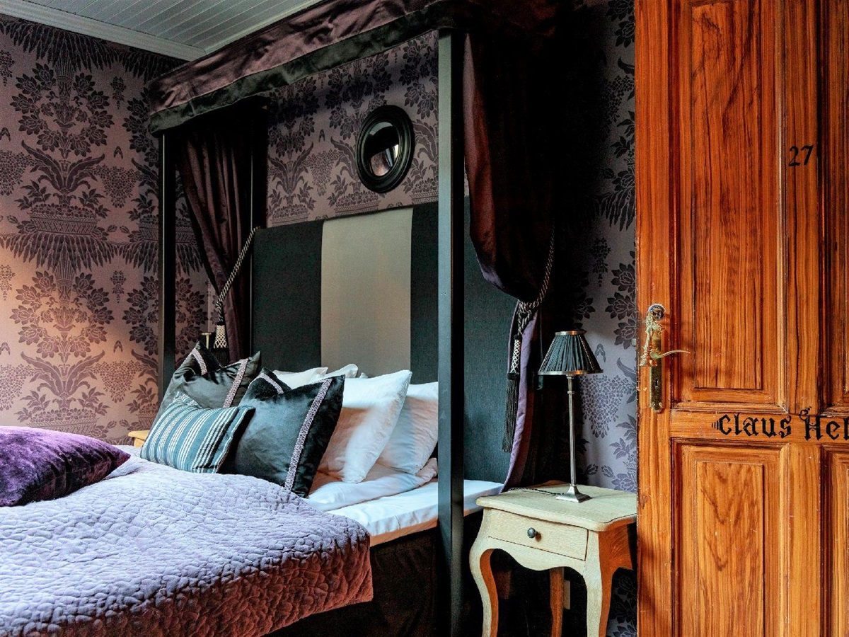Welcoming guest room at the Hotel Union Oye in Norway