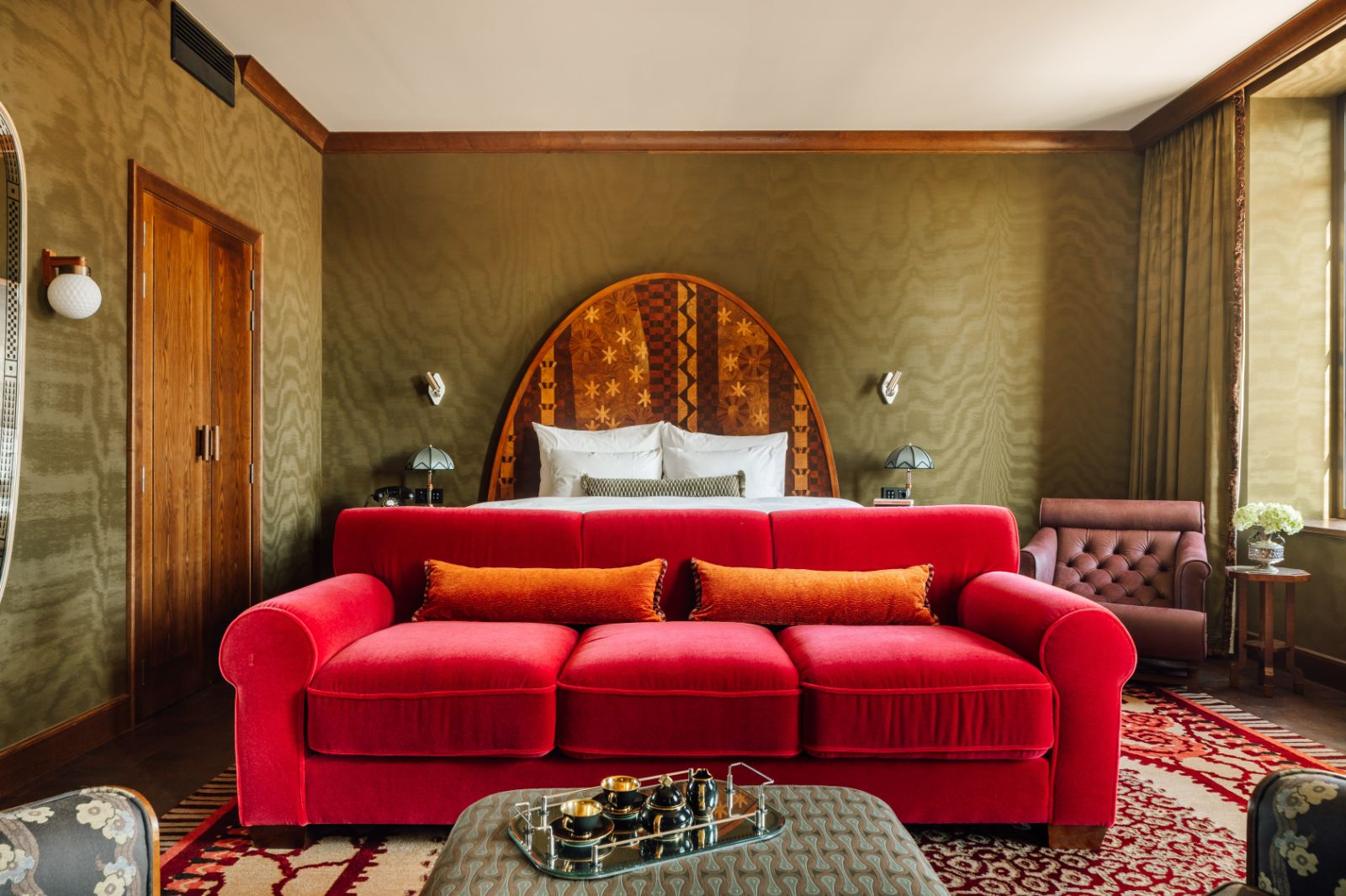 Suite lounge at Sommerro in Oslo