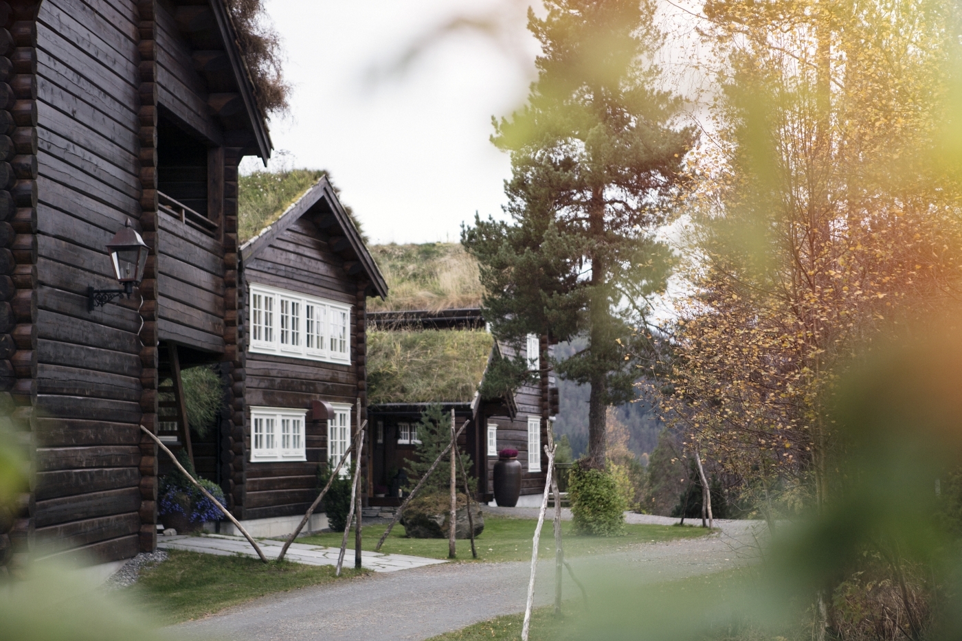 Exterior view of Storfjord Hotel in Norway