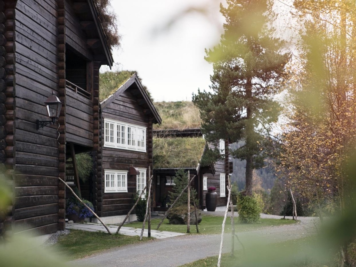 Exterior view of Storfjord Hotel in Norway