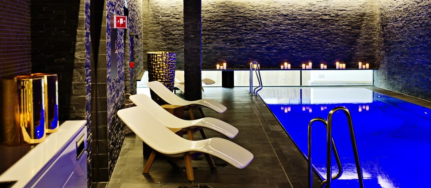 Indoor pool at The Thief in Oslo Norway