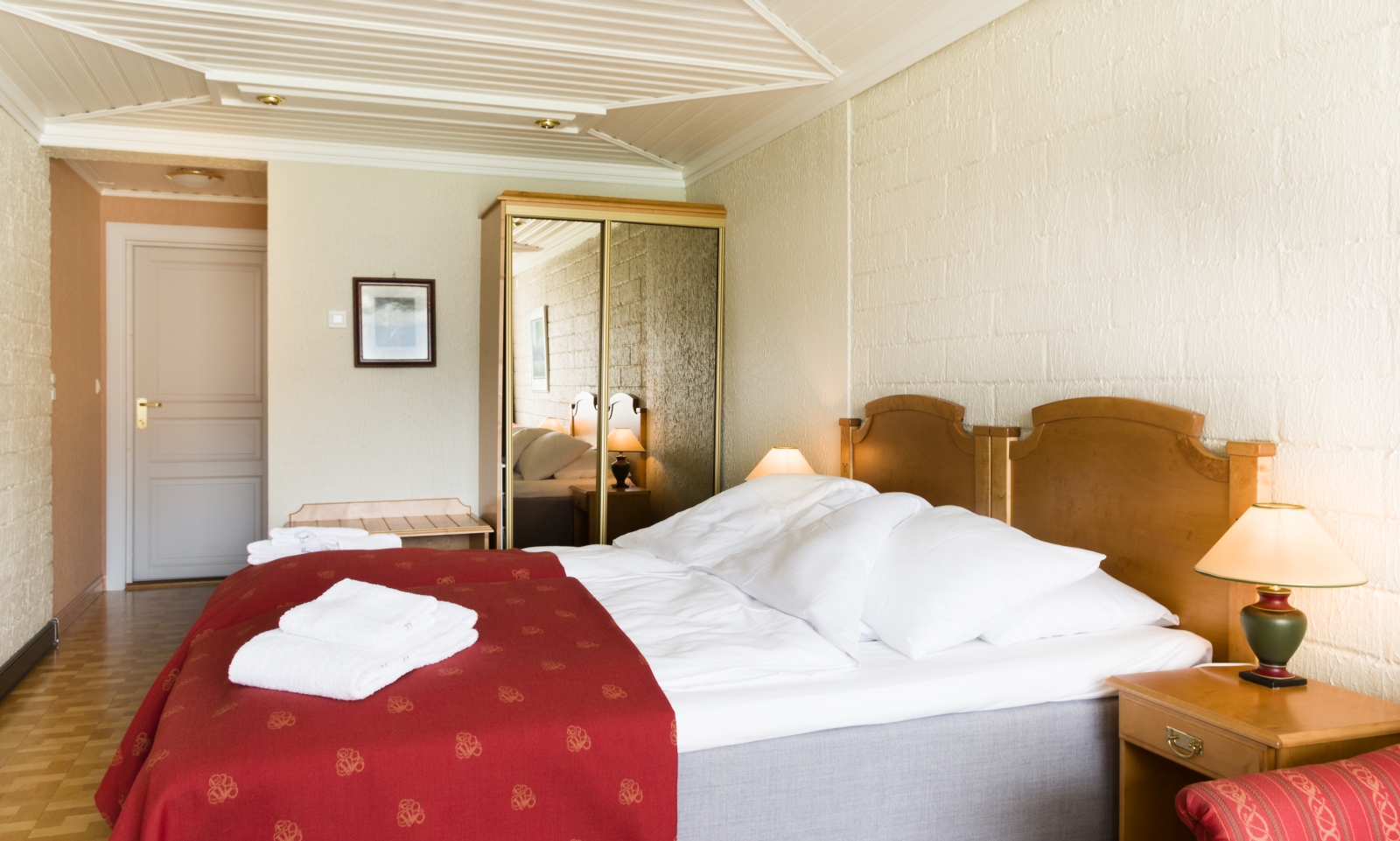 Superior room in the annex of Walaker Hotel in Norway