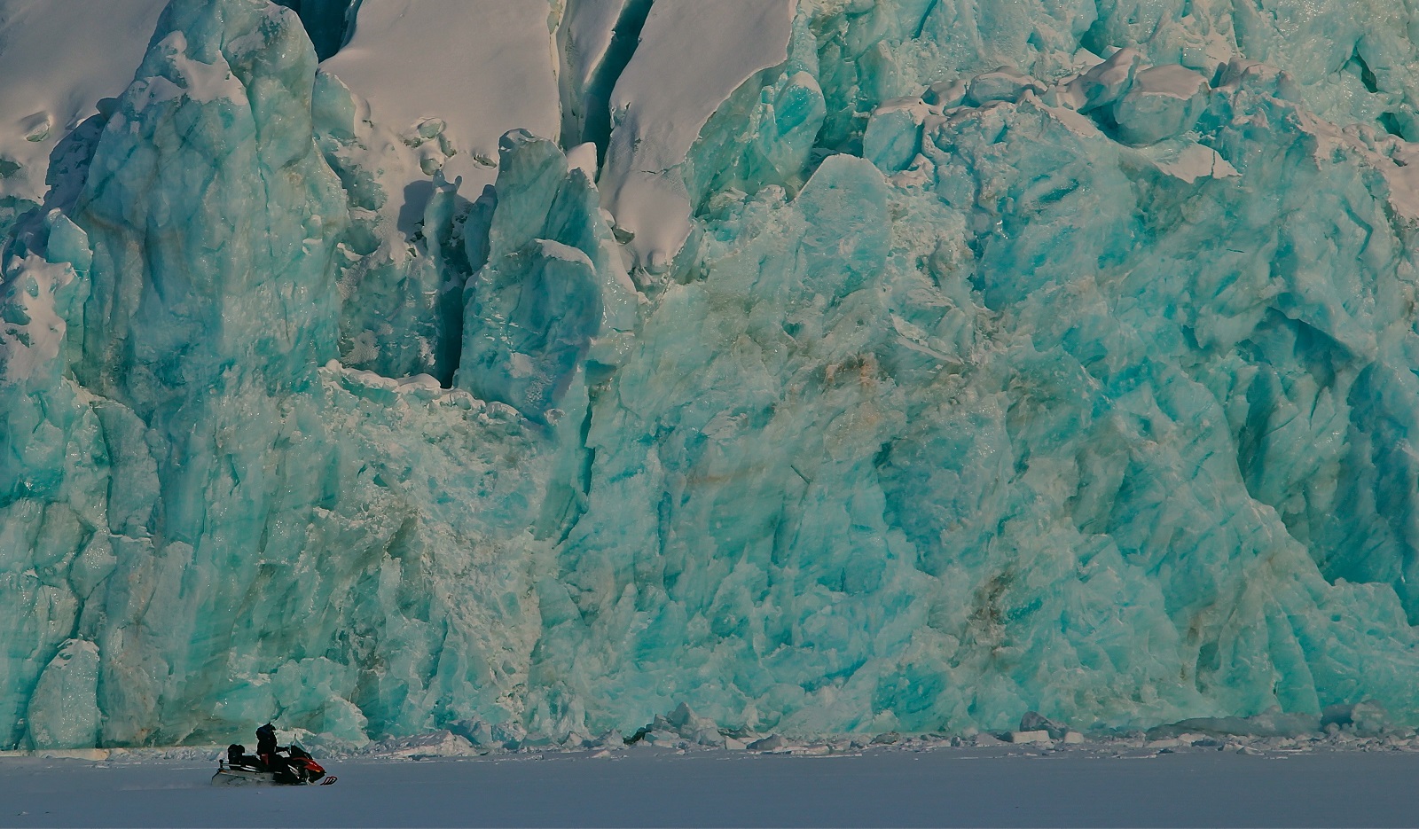 Glacier landscape in Svalbard