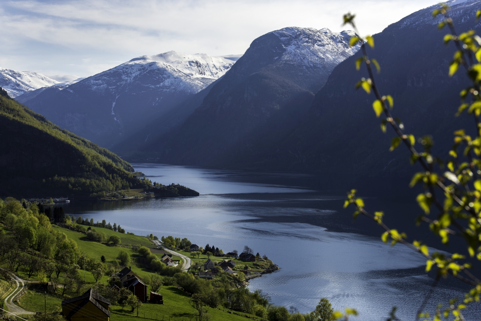 Fjords of Aurland in Norway