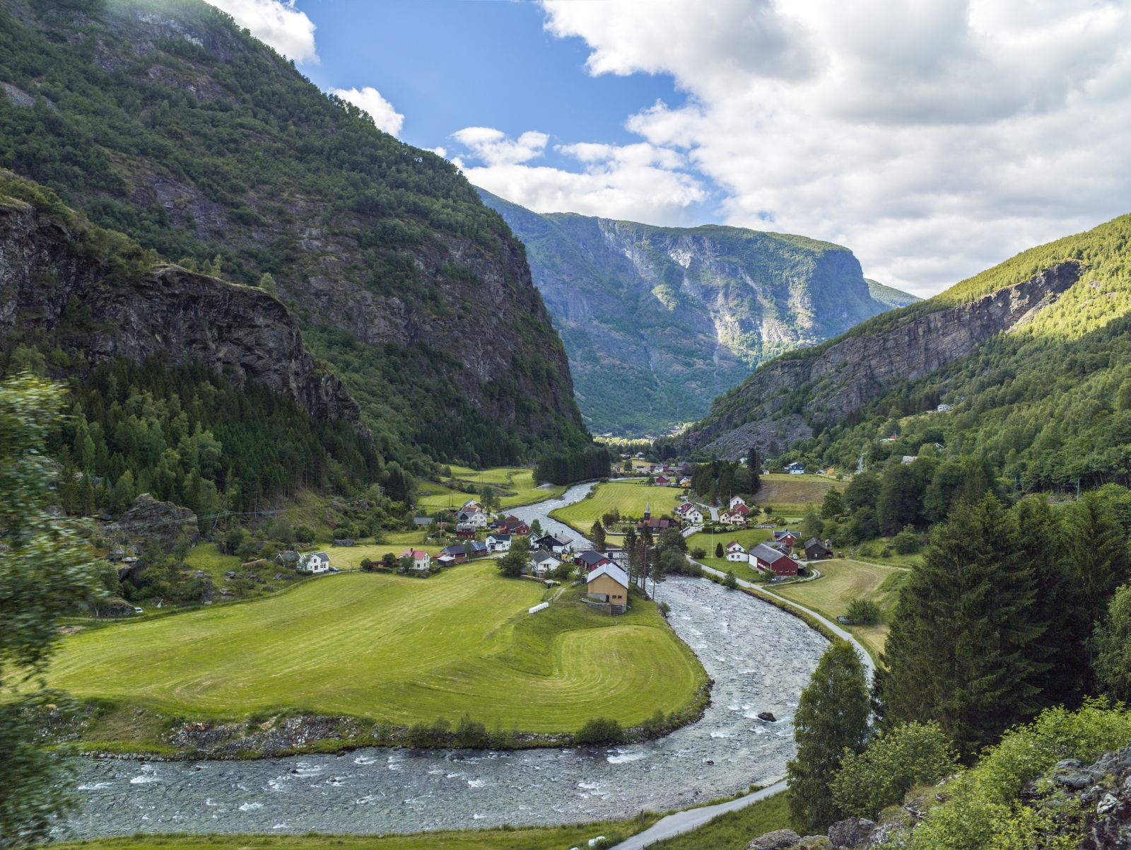 Geirangerfjord in Aurland in Norway