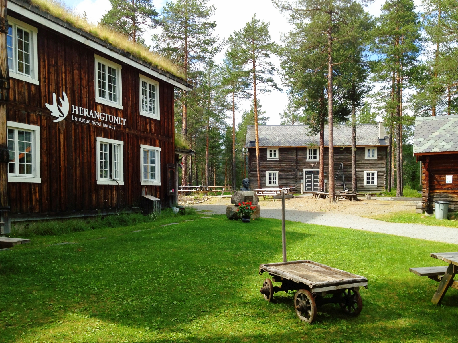 Gardens at Herangtunet in Norway