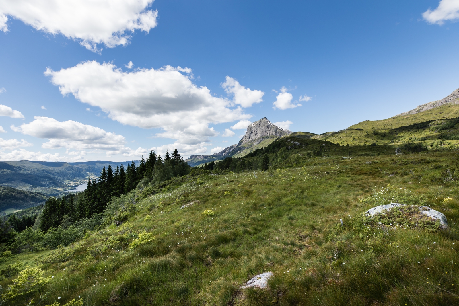 Landscape view at Amot in Norway