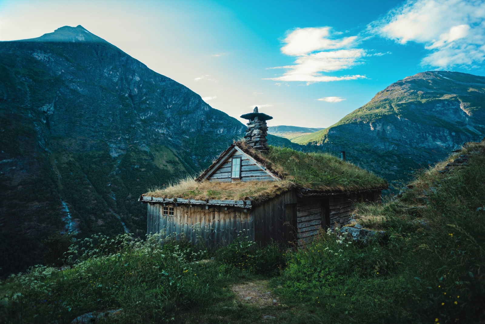 Turf house in Norway