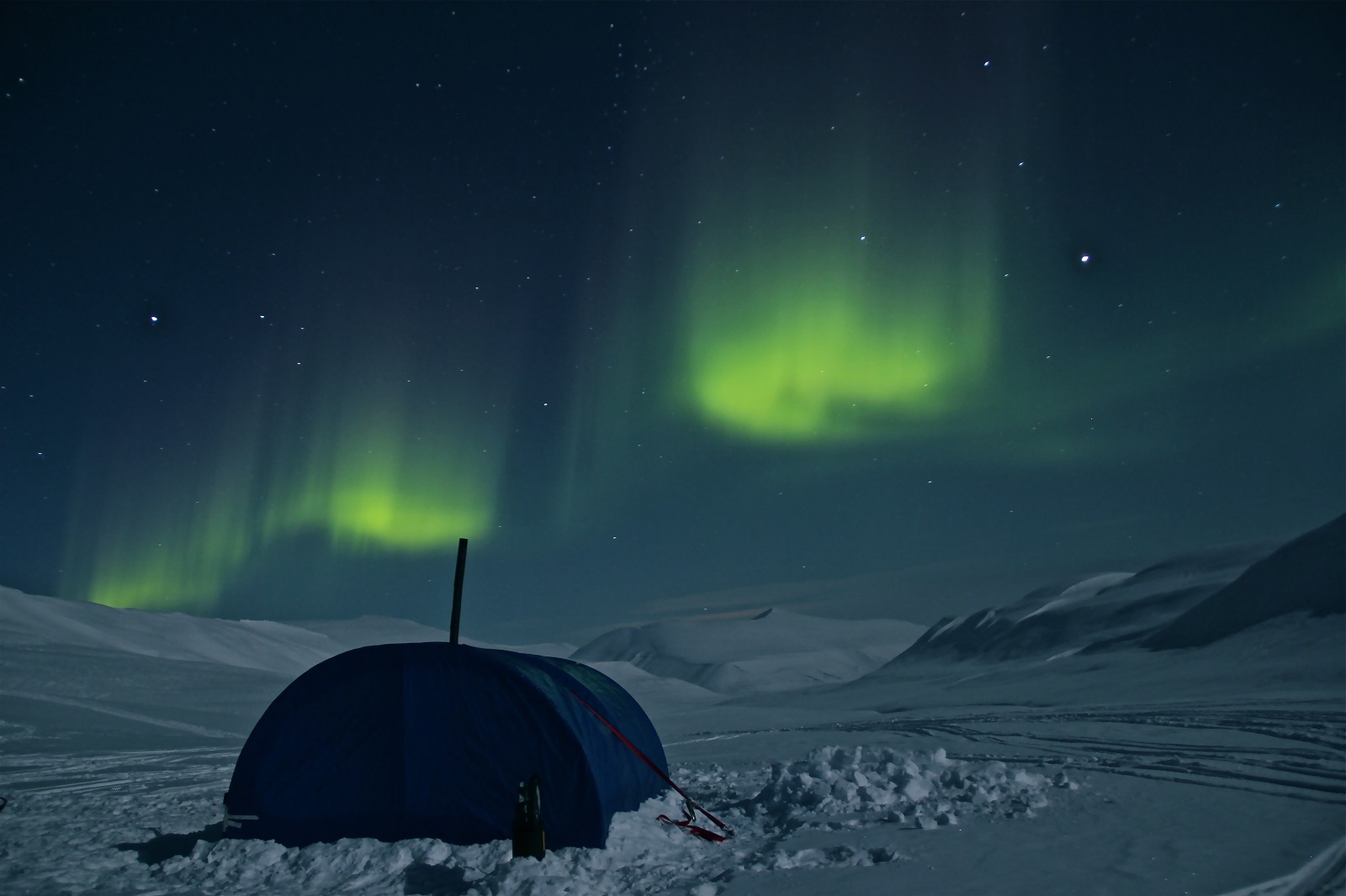 Aurora Borealis in Svalbard