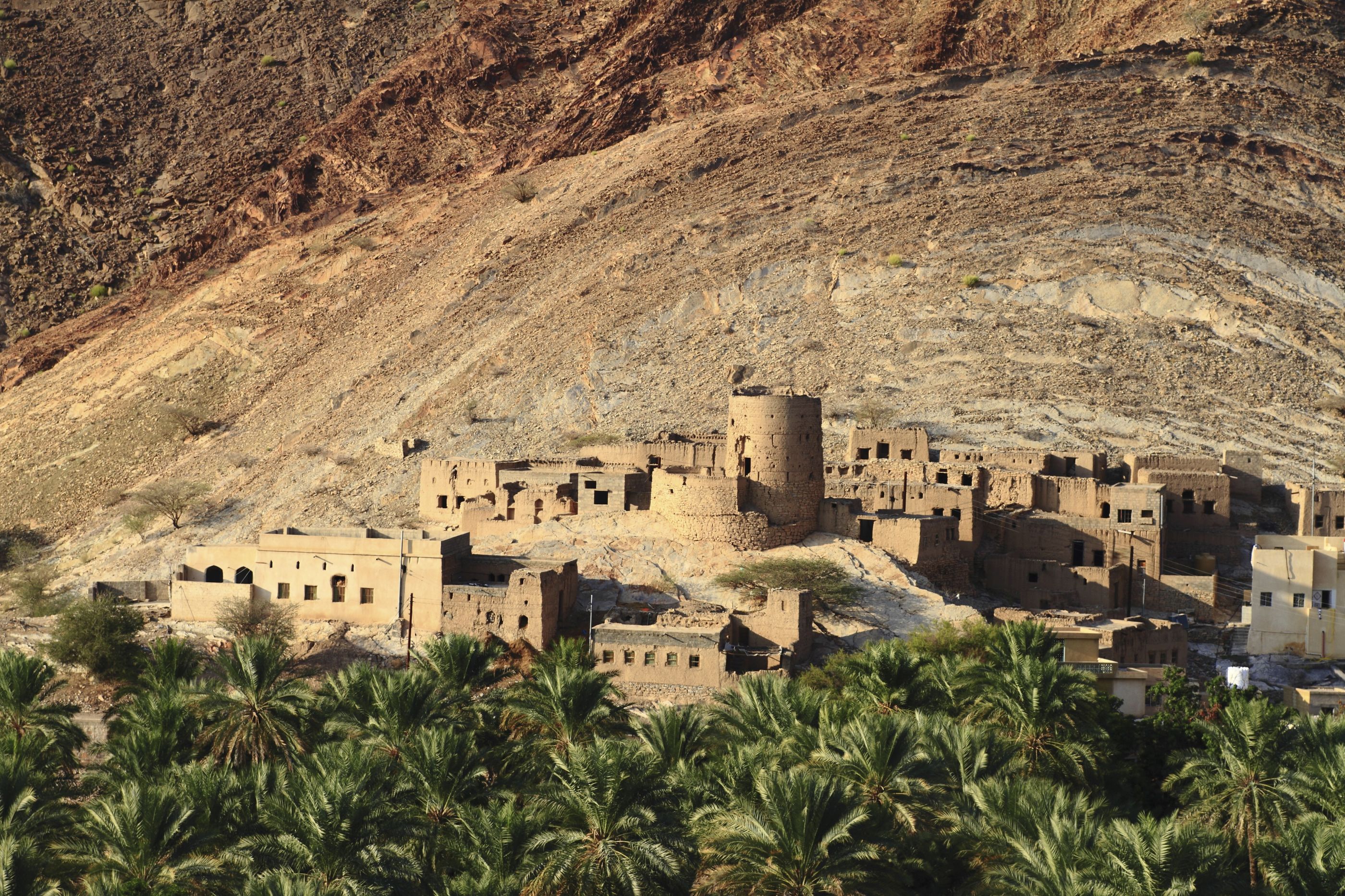 The abandoned village of Birkat Al Mawz in Oman