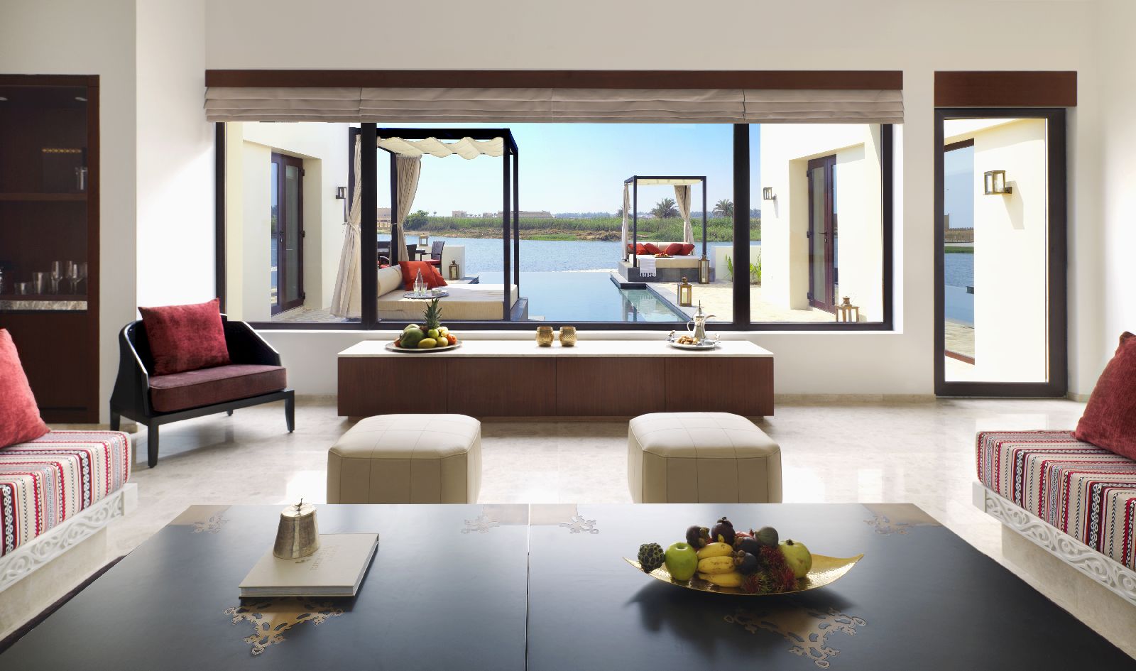 Lagoon view villa at the Al Baleed Salalah by Anantara resort in Oman
