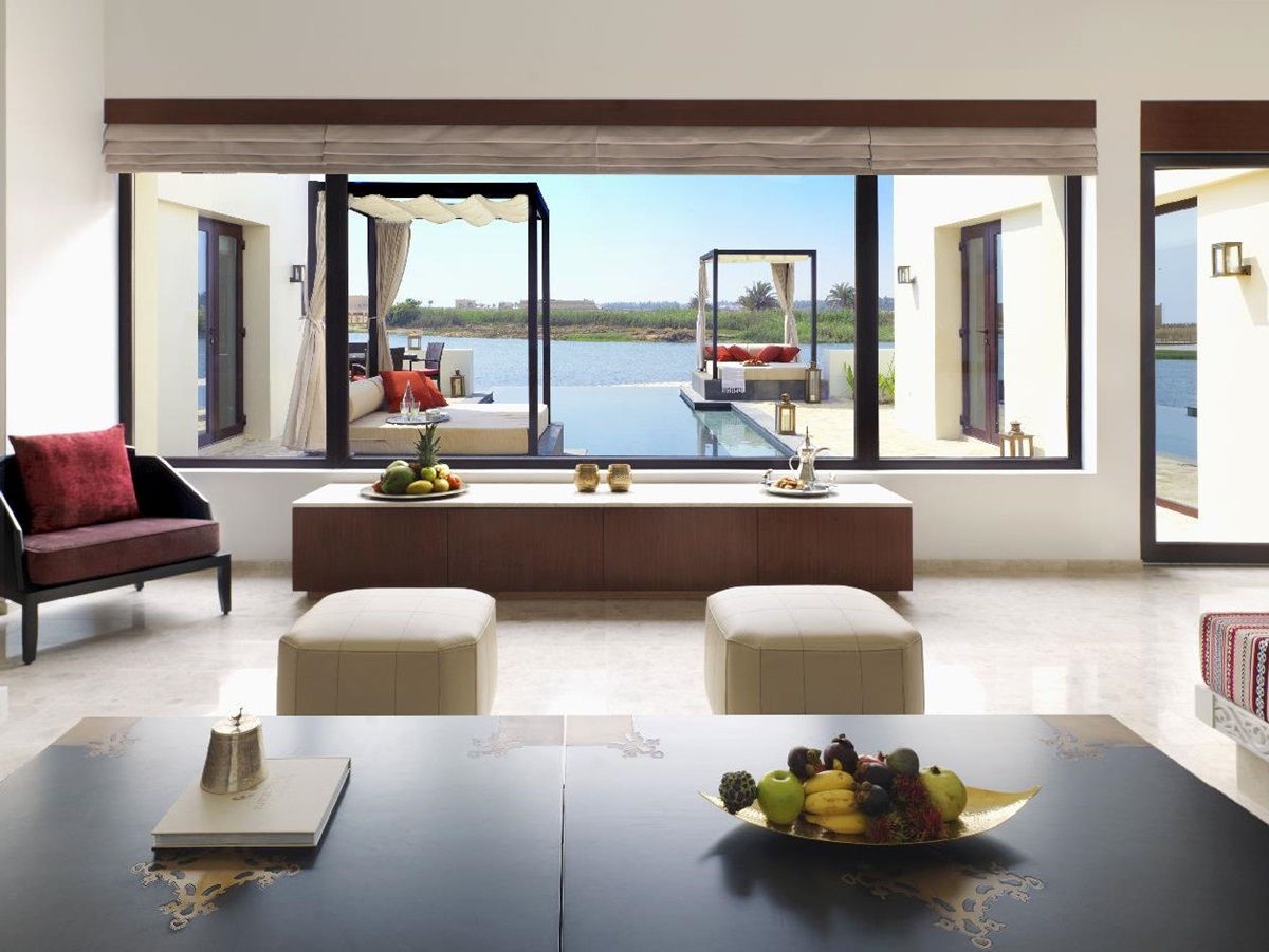 Lagoon view villa at the Al Baleed Salalah by Anantara resort in Oman