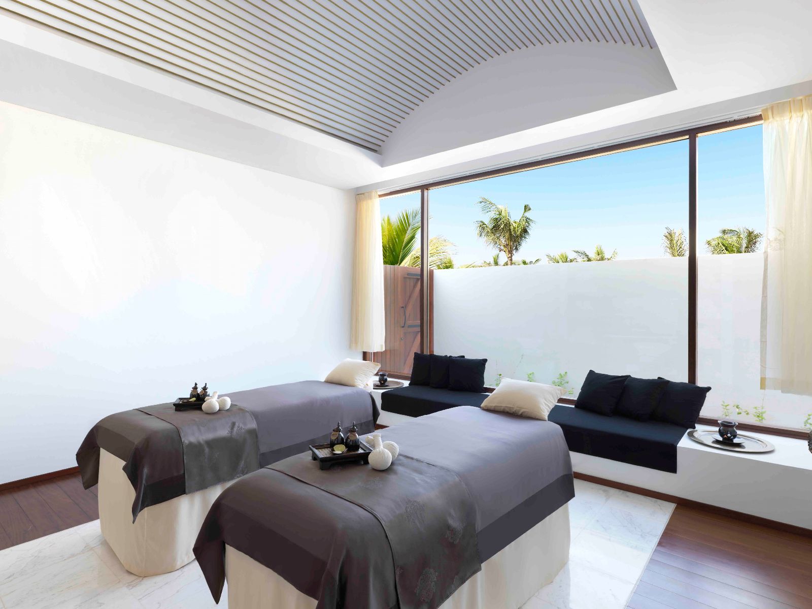The spa at the Al Baleed Salalah by Anantara resort in Oman