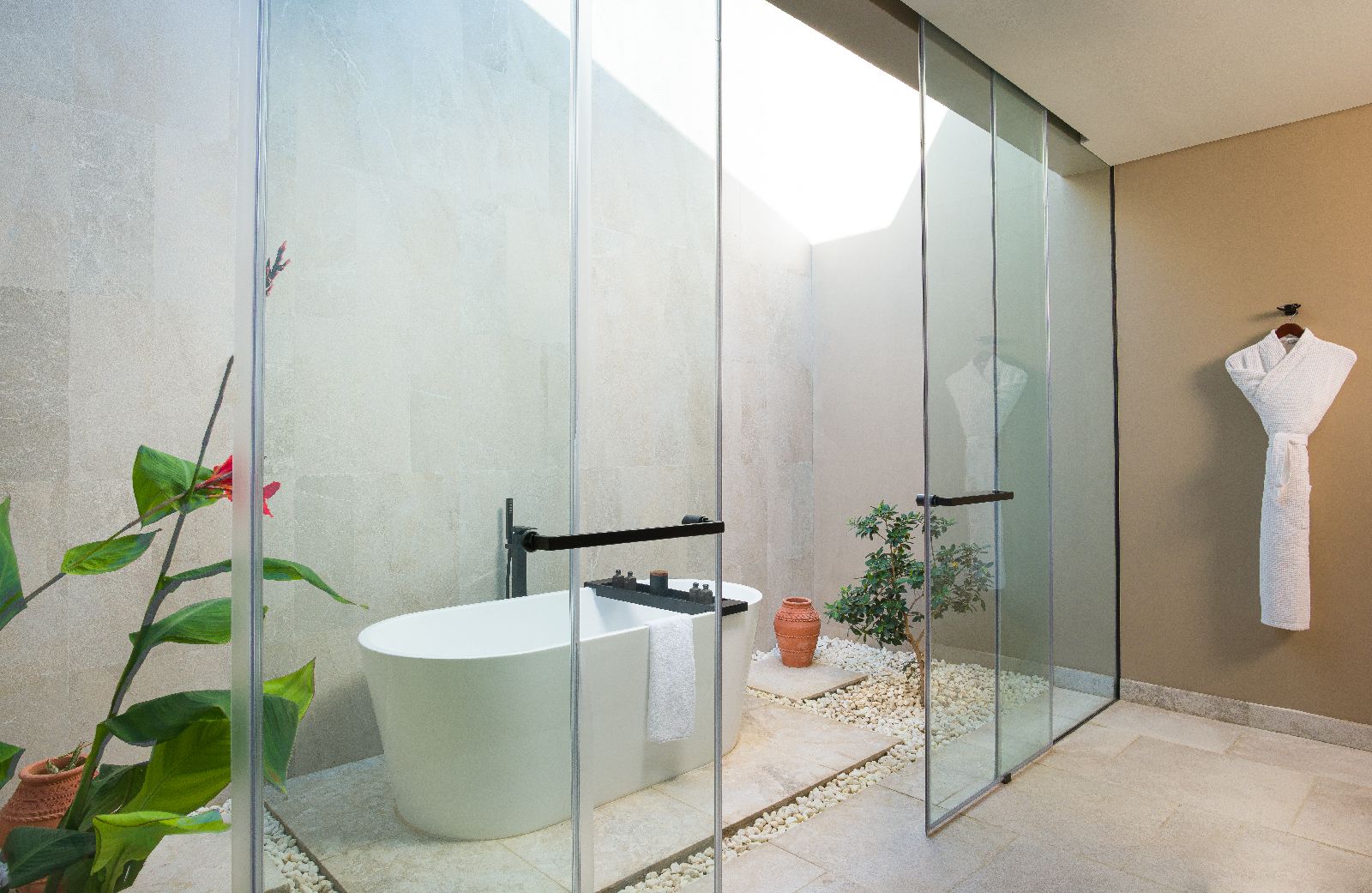 Luxurious bathroom of a Pool Villa at Alila Hinu Bay in Oman