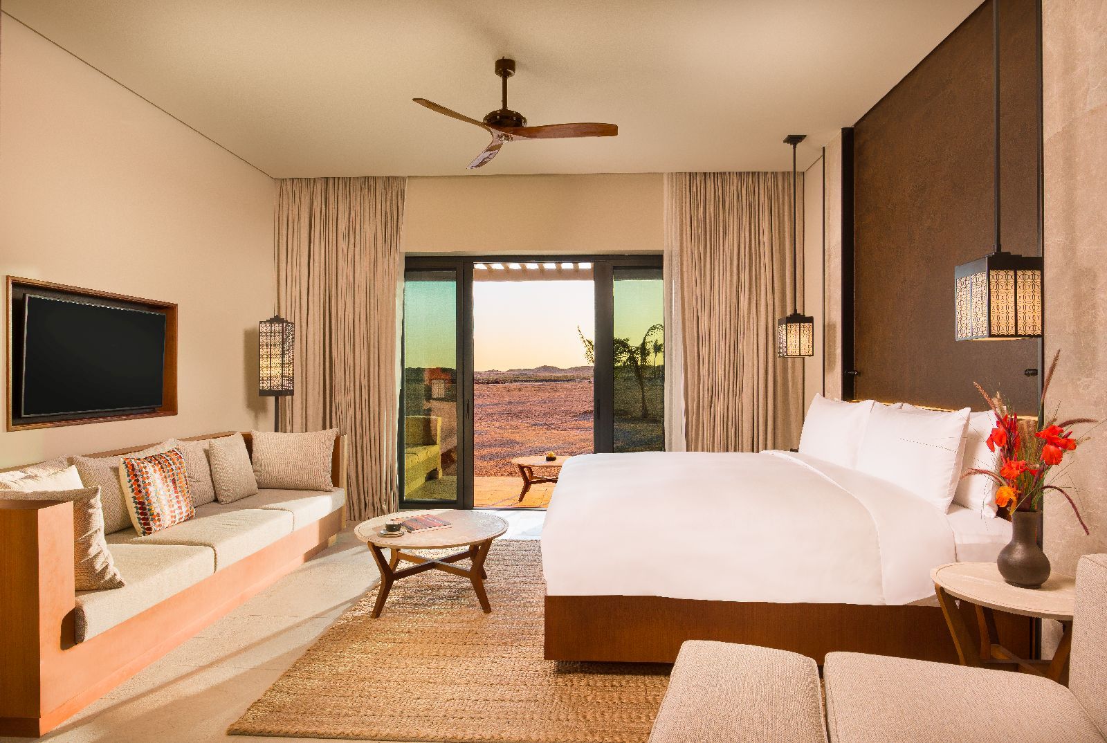 A terrace room at Alila Hinu Bay Oman