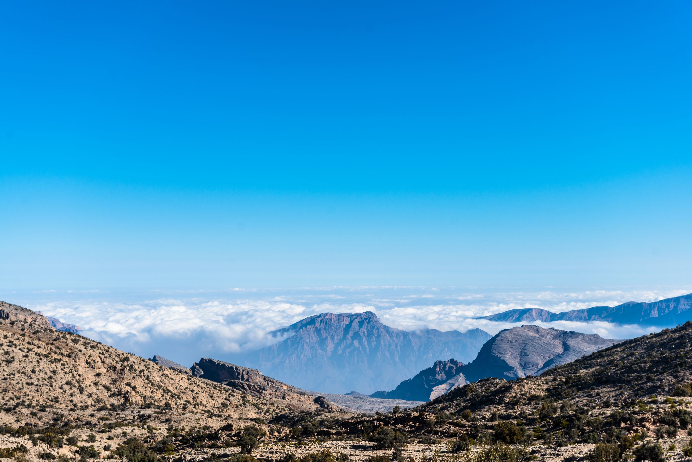 The mountains near Alila Jabal Akhdar, Oman