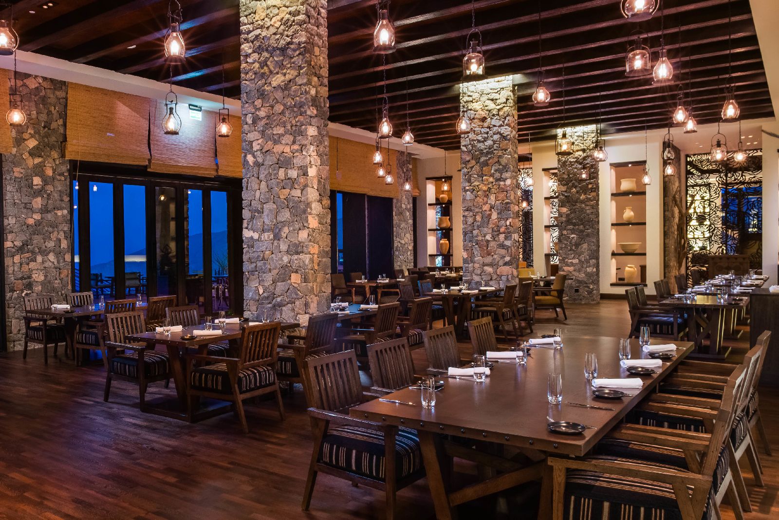 Restaurant at the Alila Jabal Akhdar in Oman