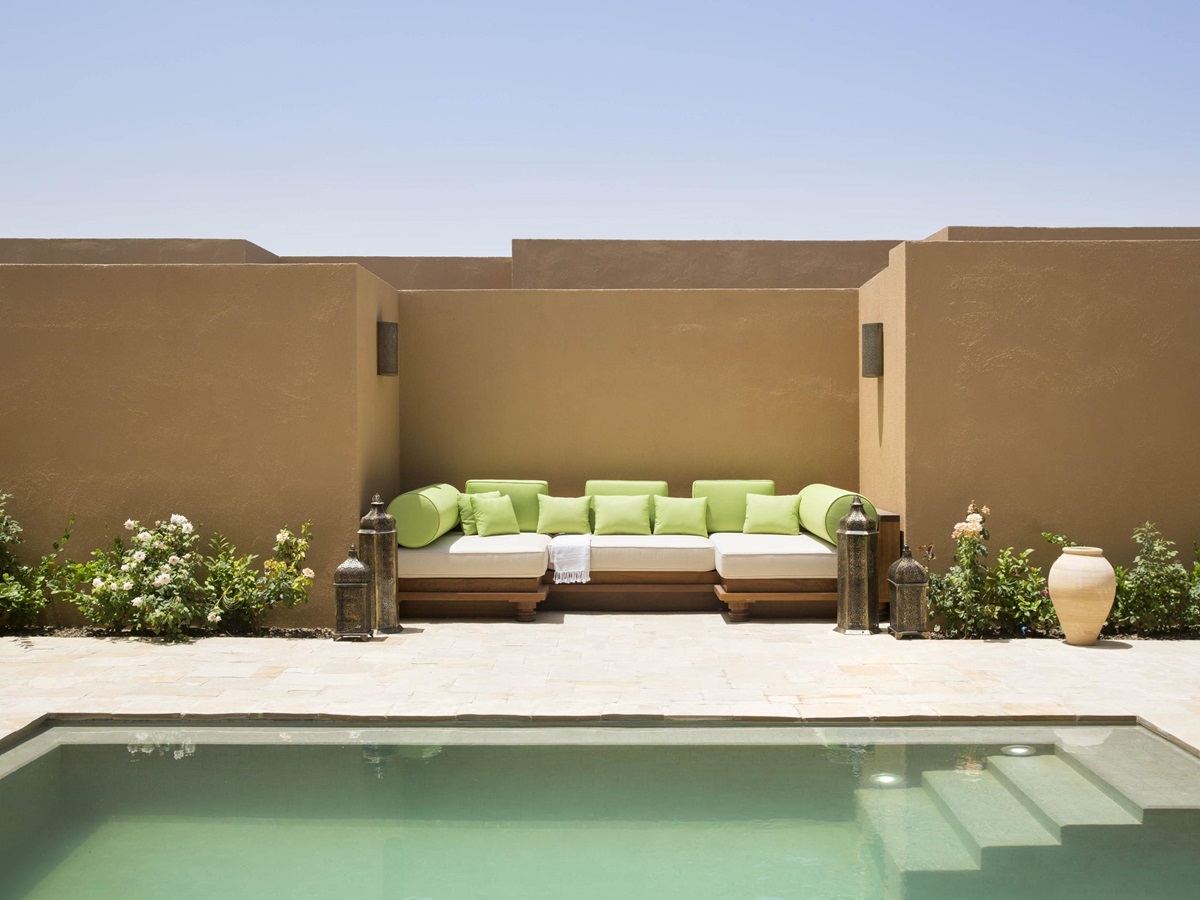 Swimming pool of a Garden Pool Villa in Anantara Al Jabal Al Akhdar Resort, Oman