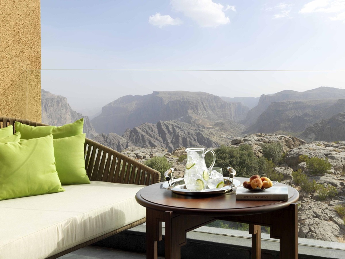 The deluxe room of Anantara Al Jabal Al Akhdar Resort, Oman