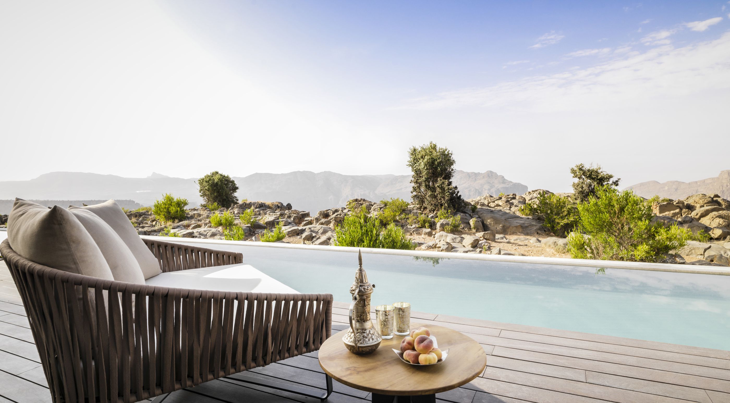 Swimming pool of villa pool in Anantara Al Jabal Al Akhdar Resort, Oman