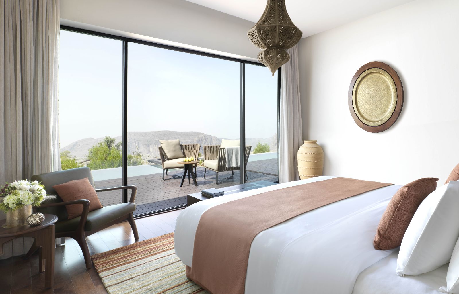 Cliff pool villa at the Anantara Al Jabal Al Akhdar Oman