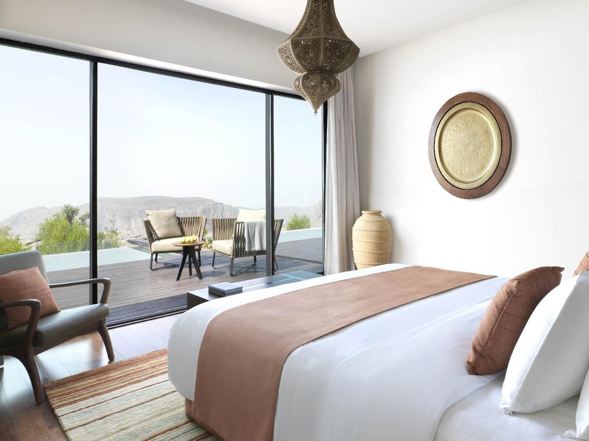 Cliff pool villa at the Anantara Al Jabal Al Akhdar Oman