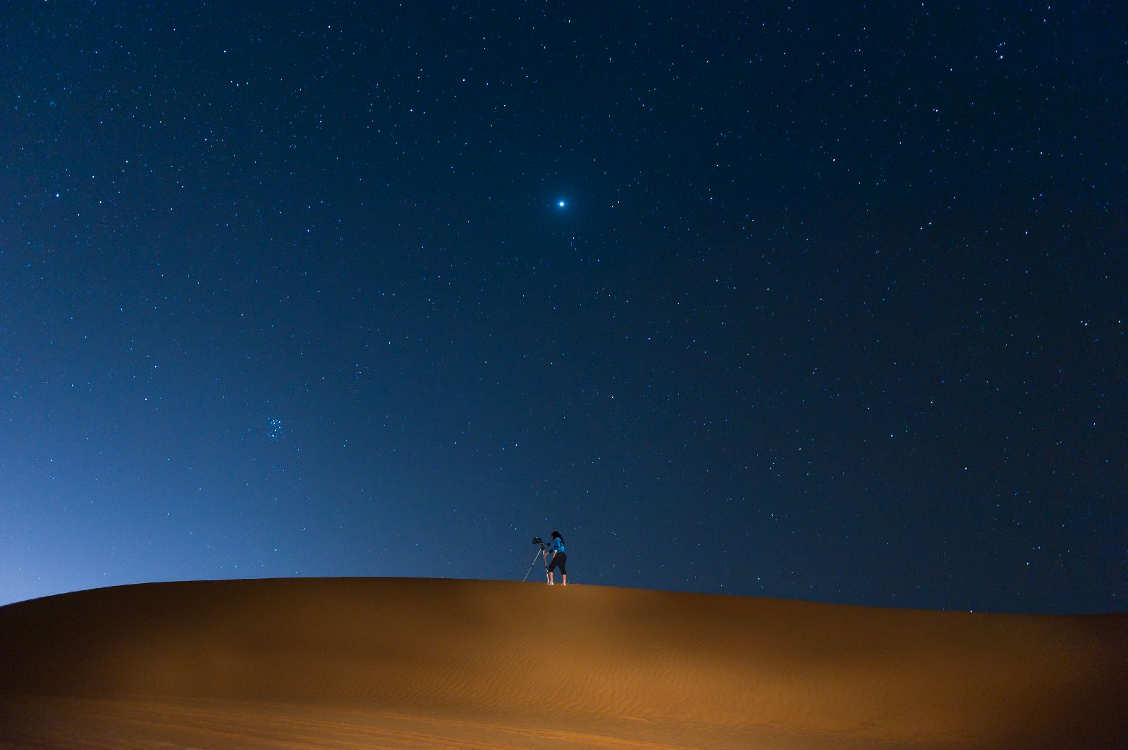 Stargazing from Desert Nights Camp Oman