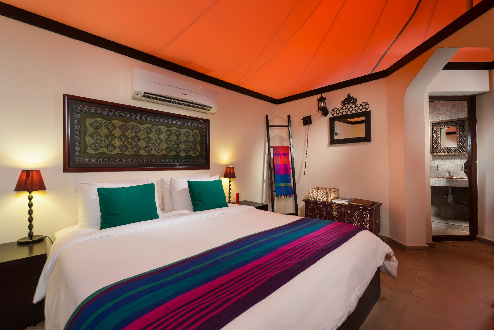 Tented suite at the Desert Nights Camp Oman