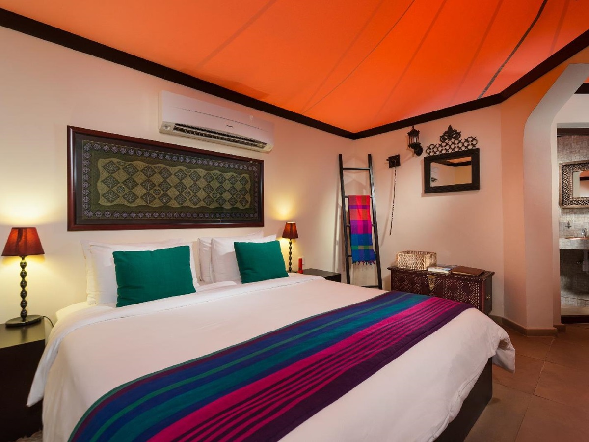 Tented suite at the Desert Nights Camp Oman