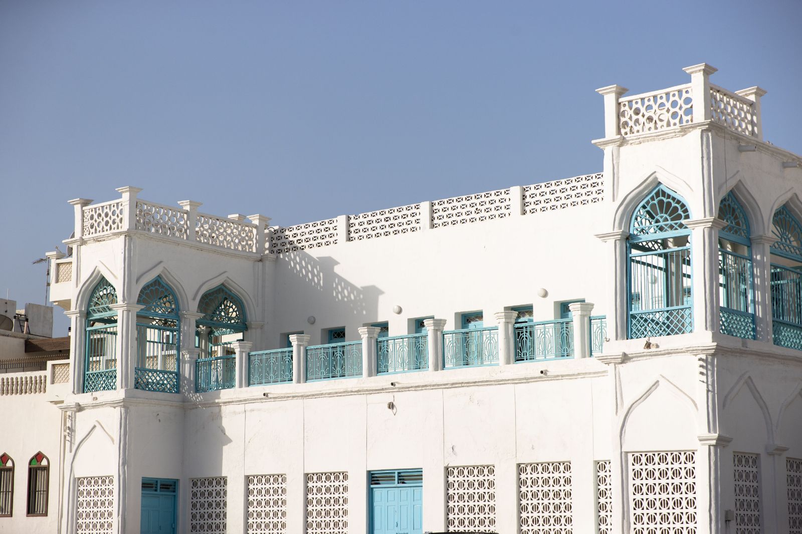 Facade of Jumierah Muscat Bay resort in Oman