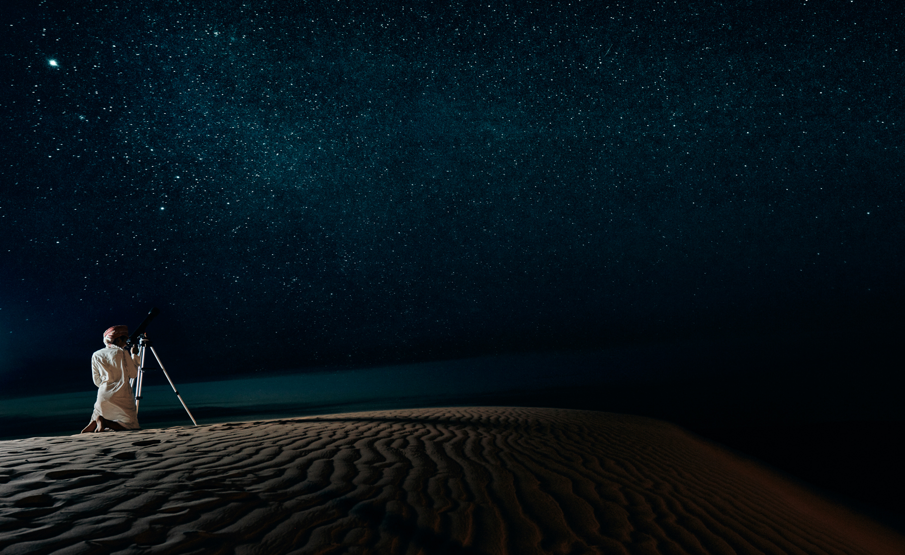 Stargazing at Magic Camps Wahiba Sands in the Sharqiya Sands in Oman
