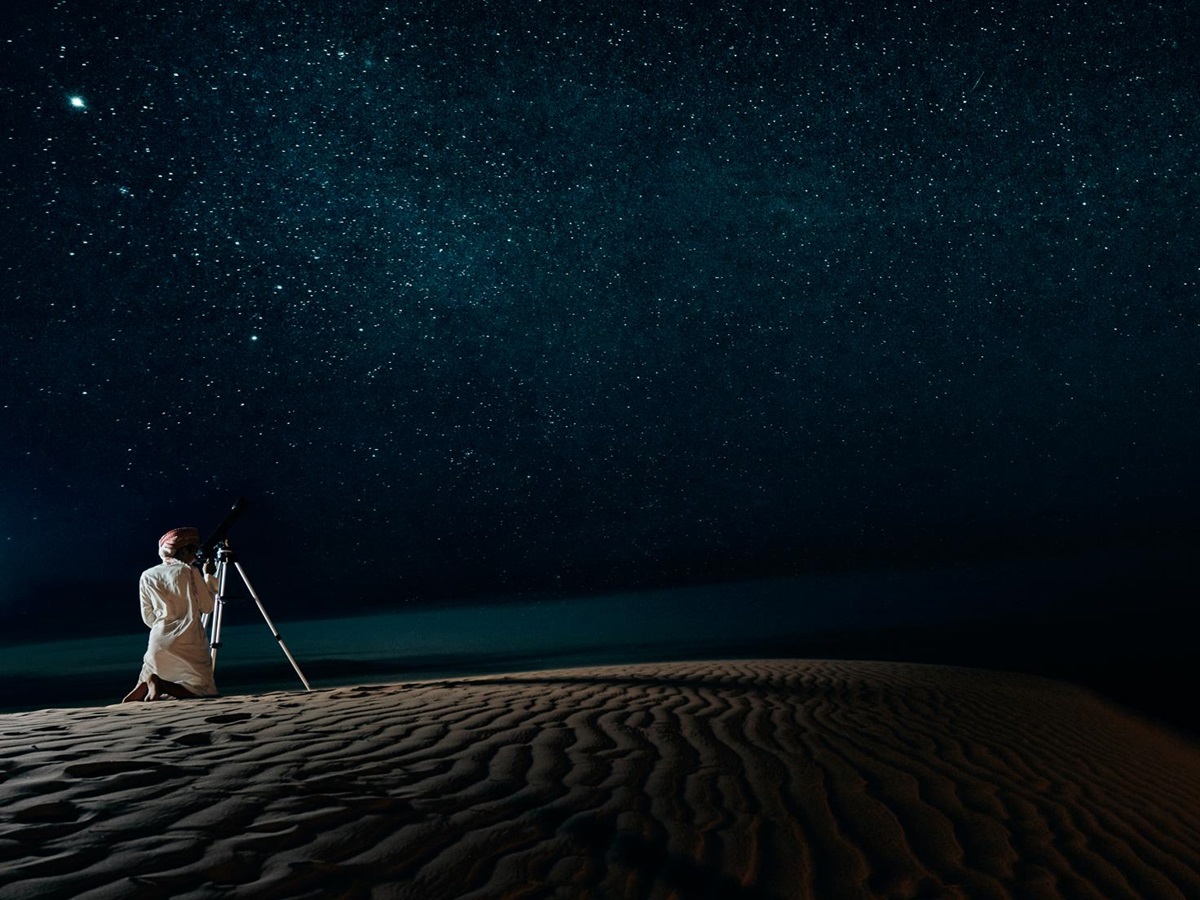 Stargazing at Magic Camps Wahiba Sands in the Sharqiya Sands in Oman
