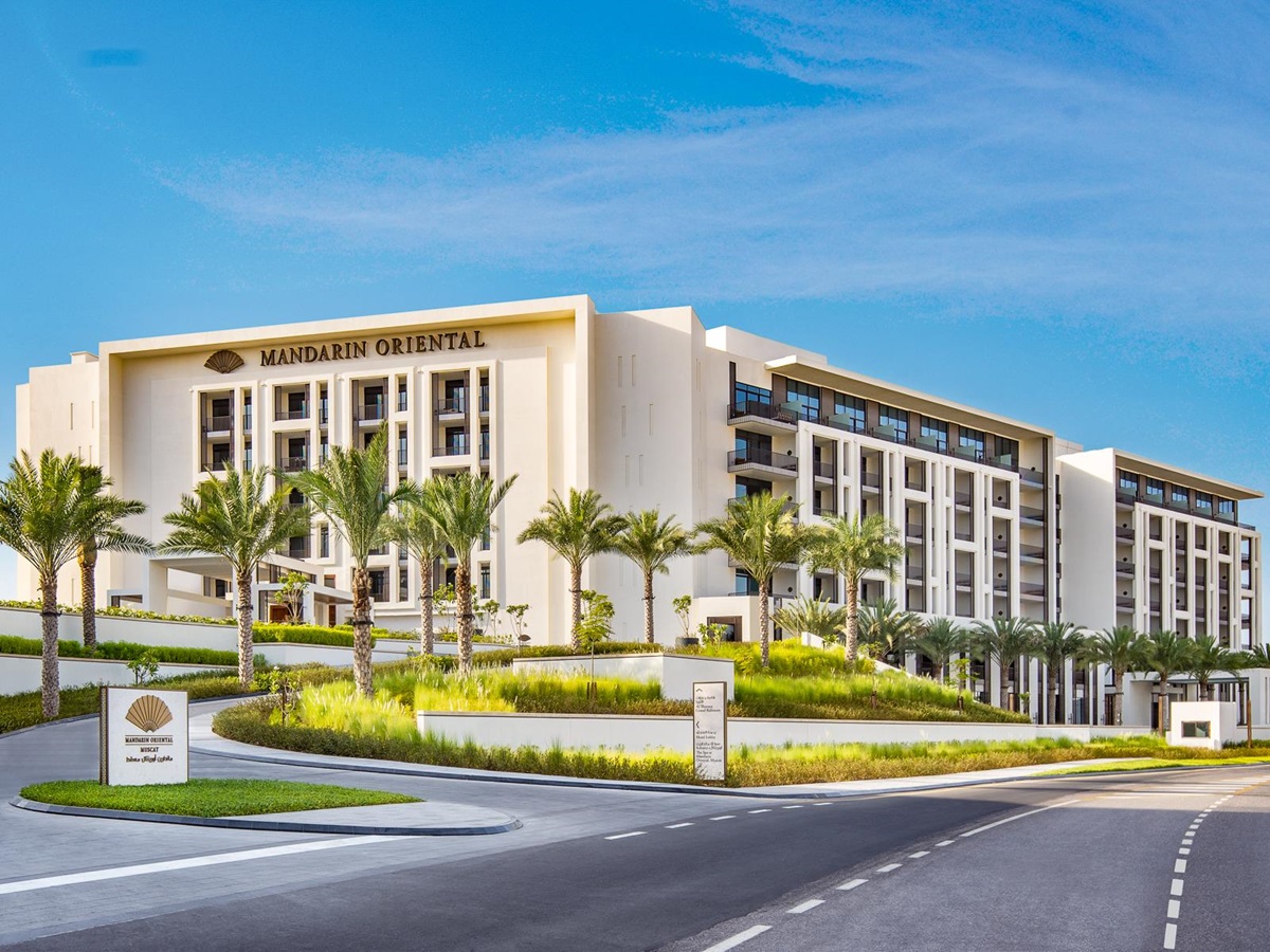 Exterior view of the Mandarin Oriental Muscat in Oman