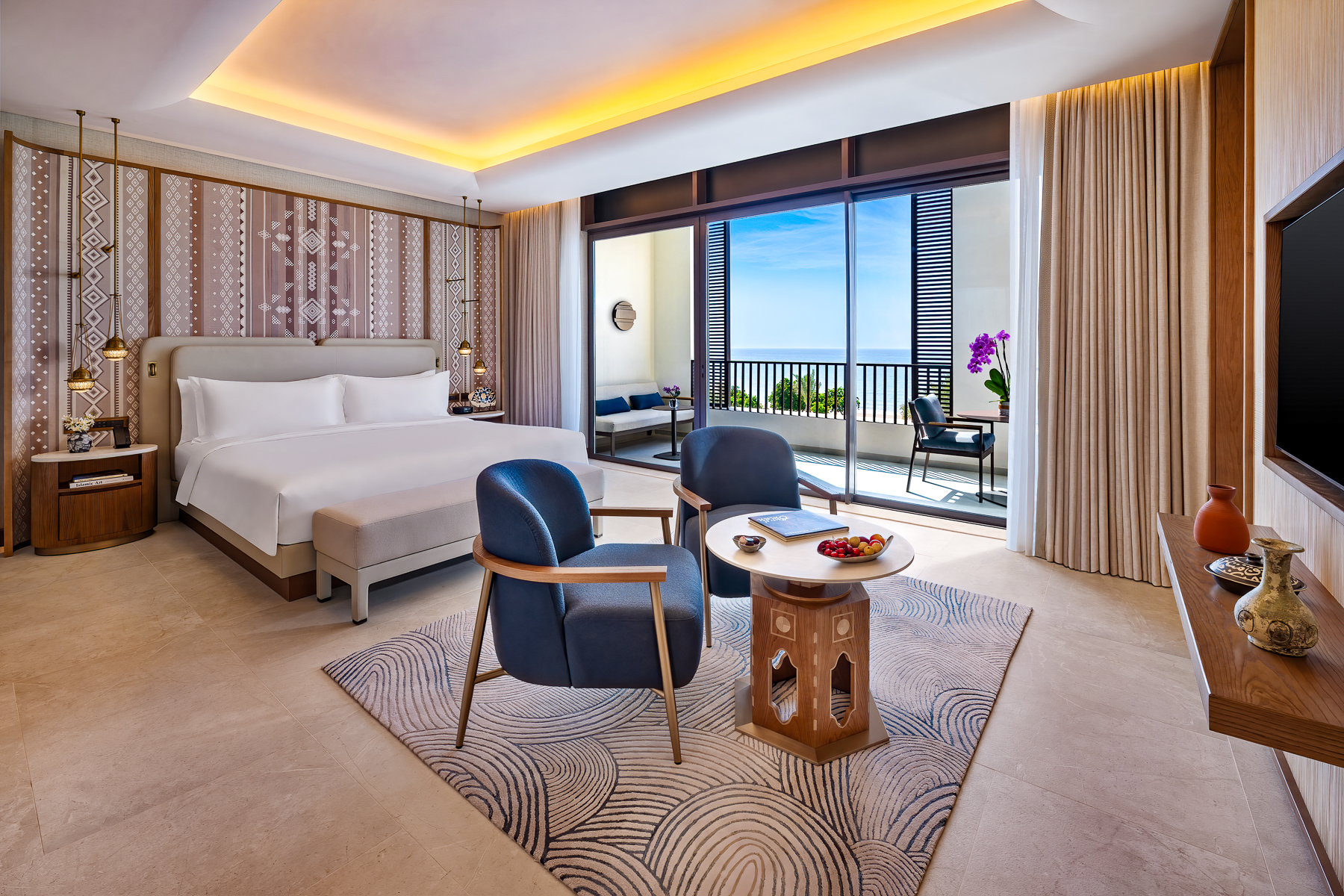 Sea View Room at the Mandarin Oriental Muscat in Oman