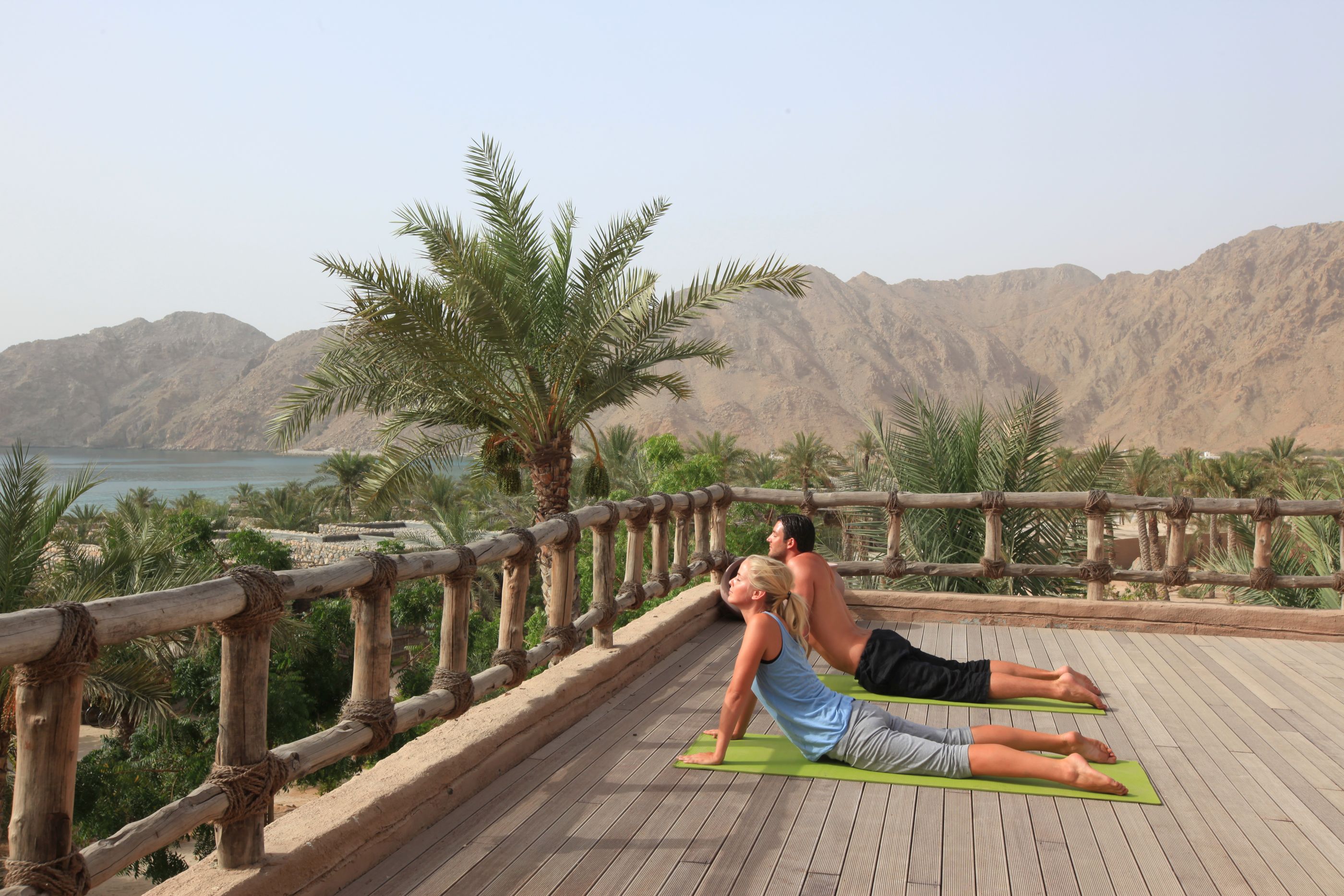 Yoga classes at Six Senses Zighy Bay, Oman