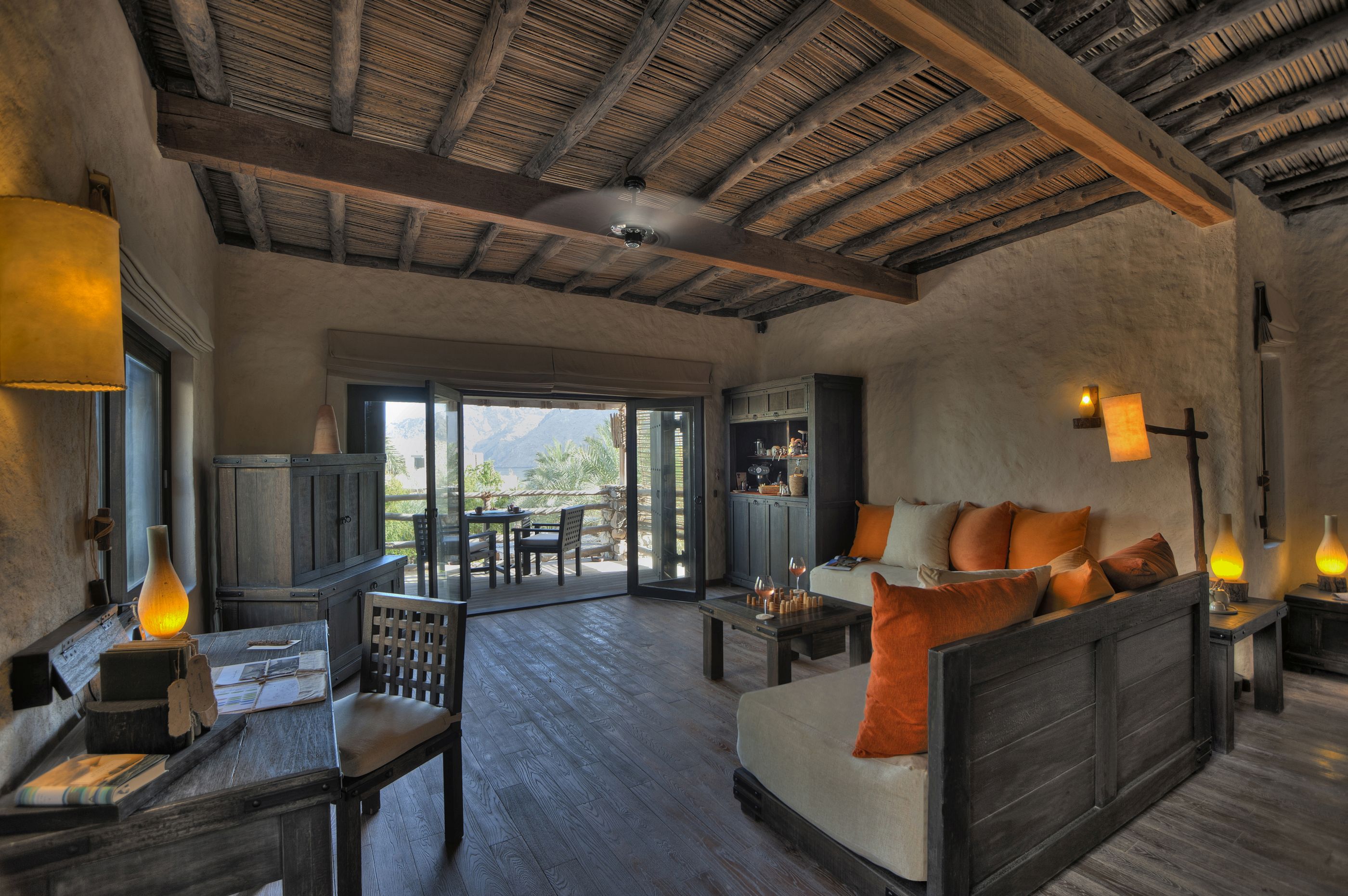 A pool villa at Six Senses Zighy Bay, Oman