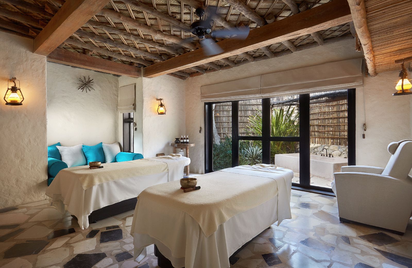 The spa at the Six Senses Zighy Bay Oman
