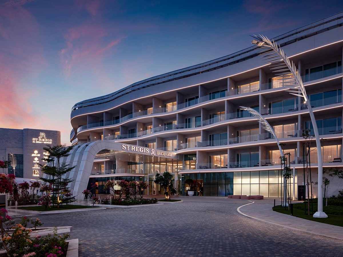 Exterior view of St Regis Al Mouj Muscat Resort in Oman