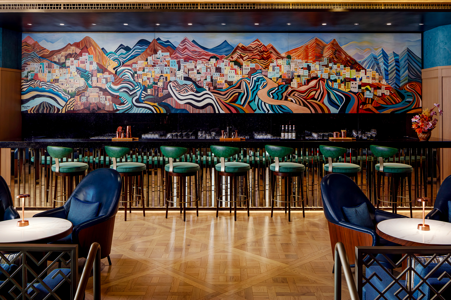 The Stage Bar & Lounge at St Regis Al Mouj Muscat Resort in Oman