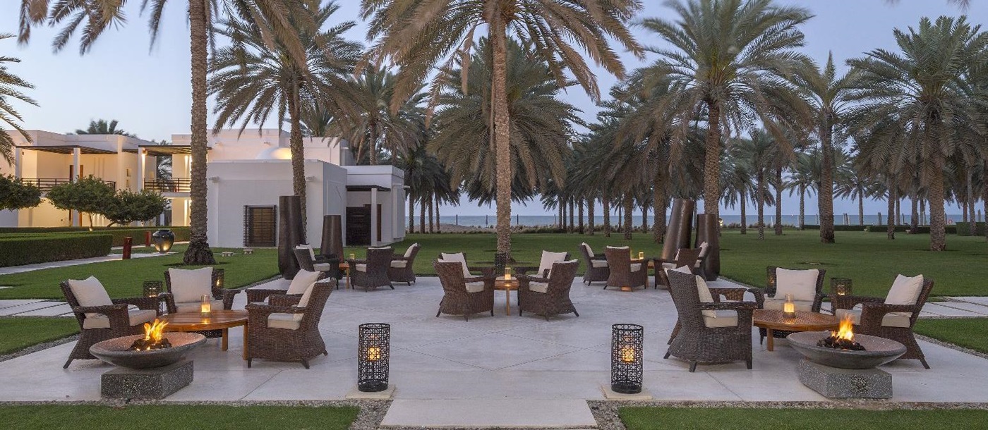 Lobby lounge of the Chedi Muscat in Oman
