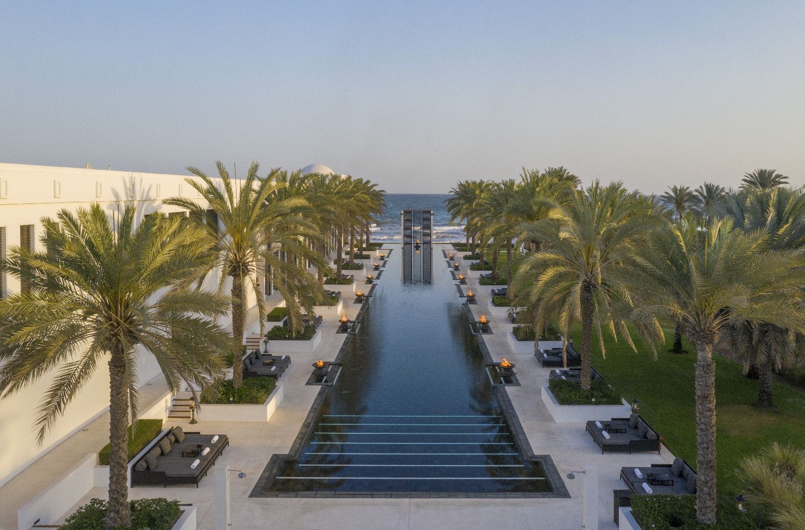 The Long Pool at the Chedi Muscat in Oman