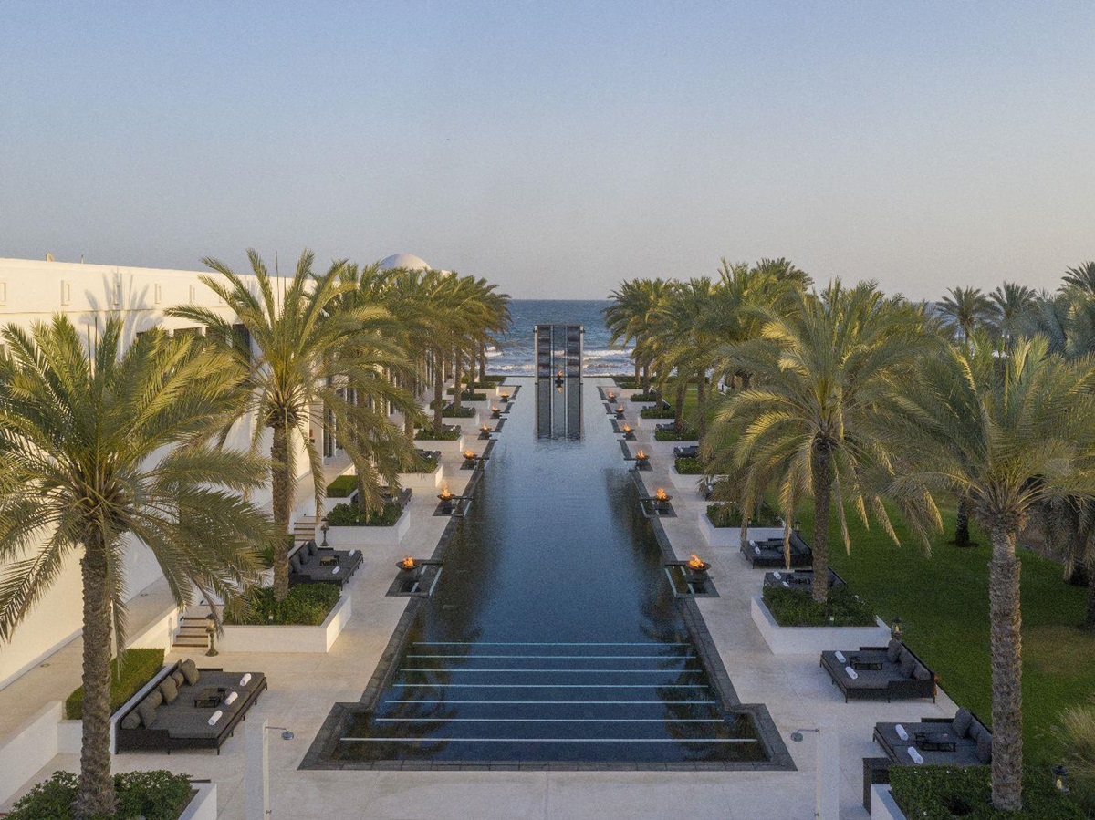 The Long Pool at the Chedi Muscat in Oman