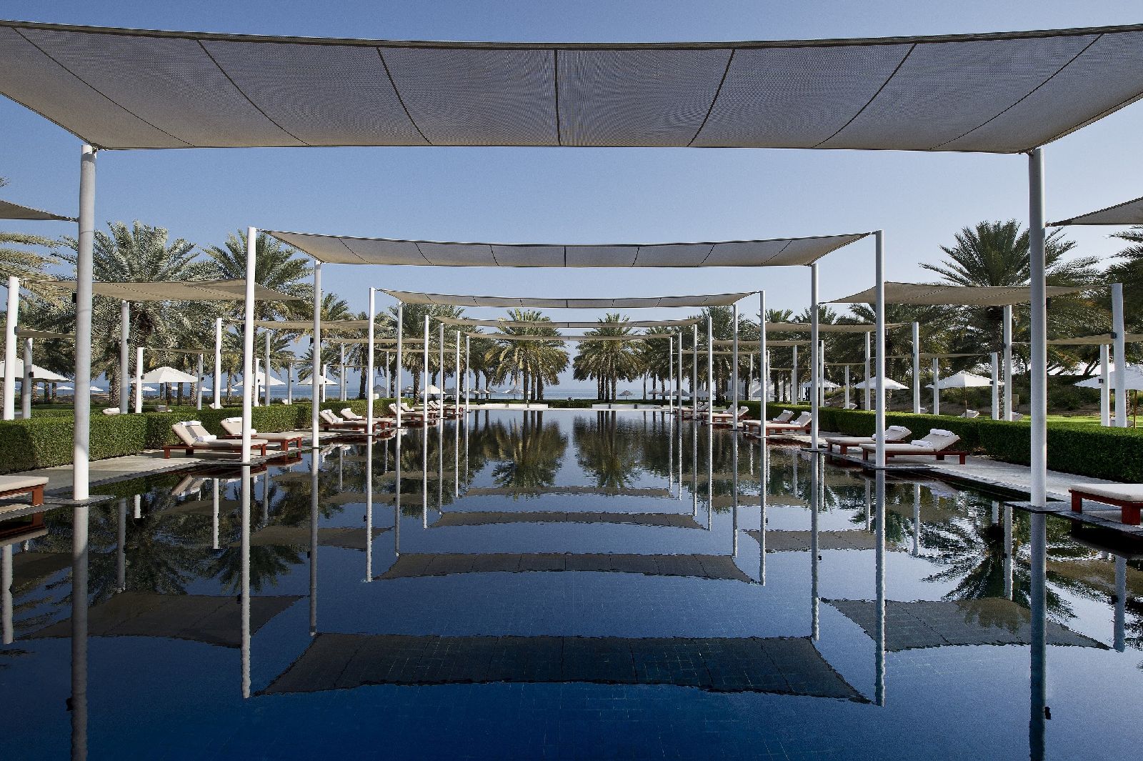 Serai pool at the Chedi Muscat in Oman