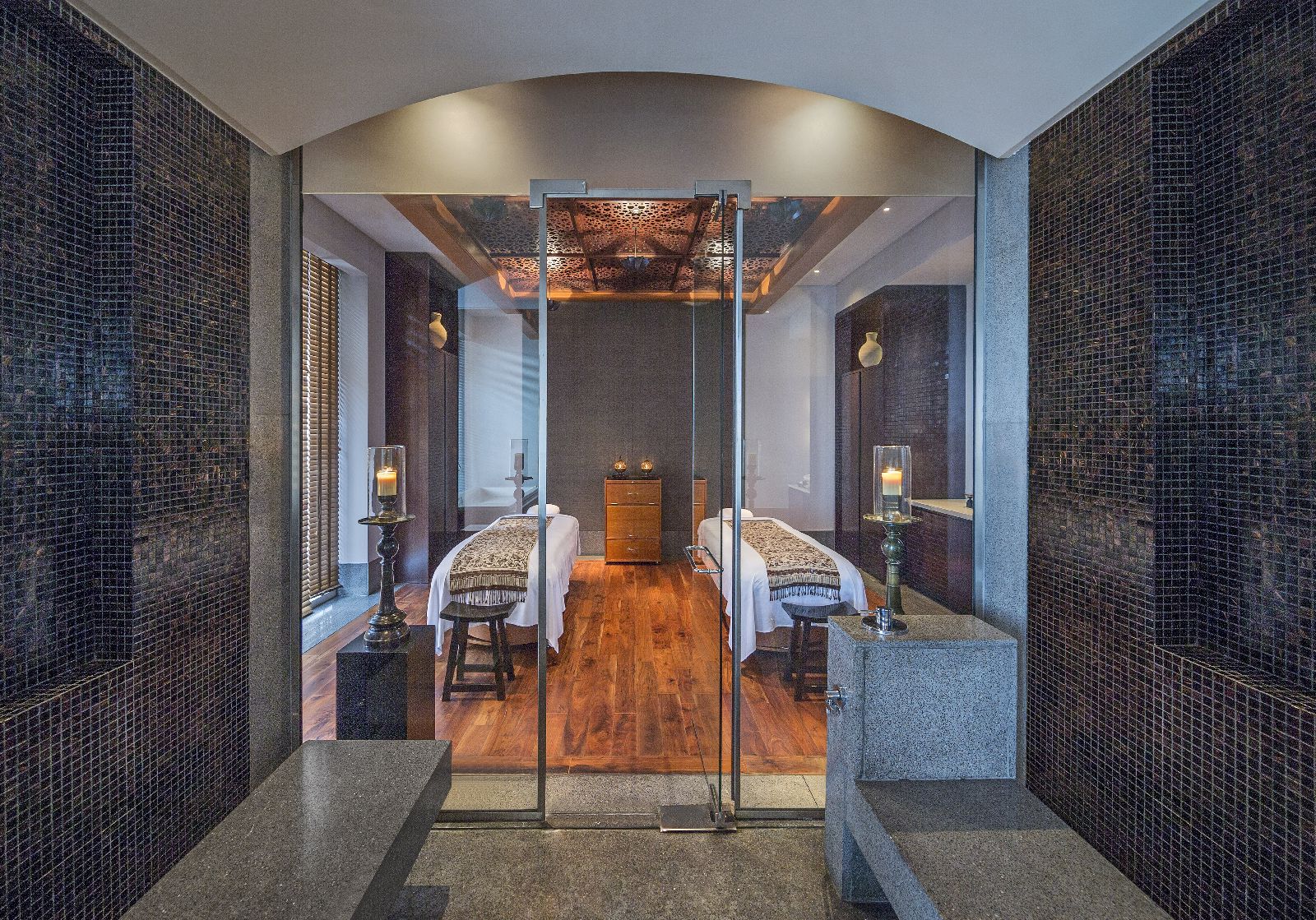 Spa treament room at the Chedi Muscat in Oman