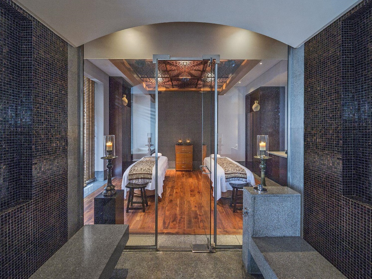 Spa treament room at the Chedi Muscat in Oman