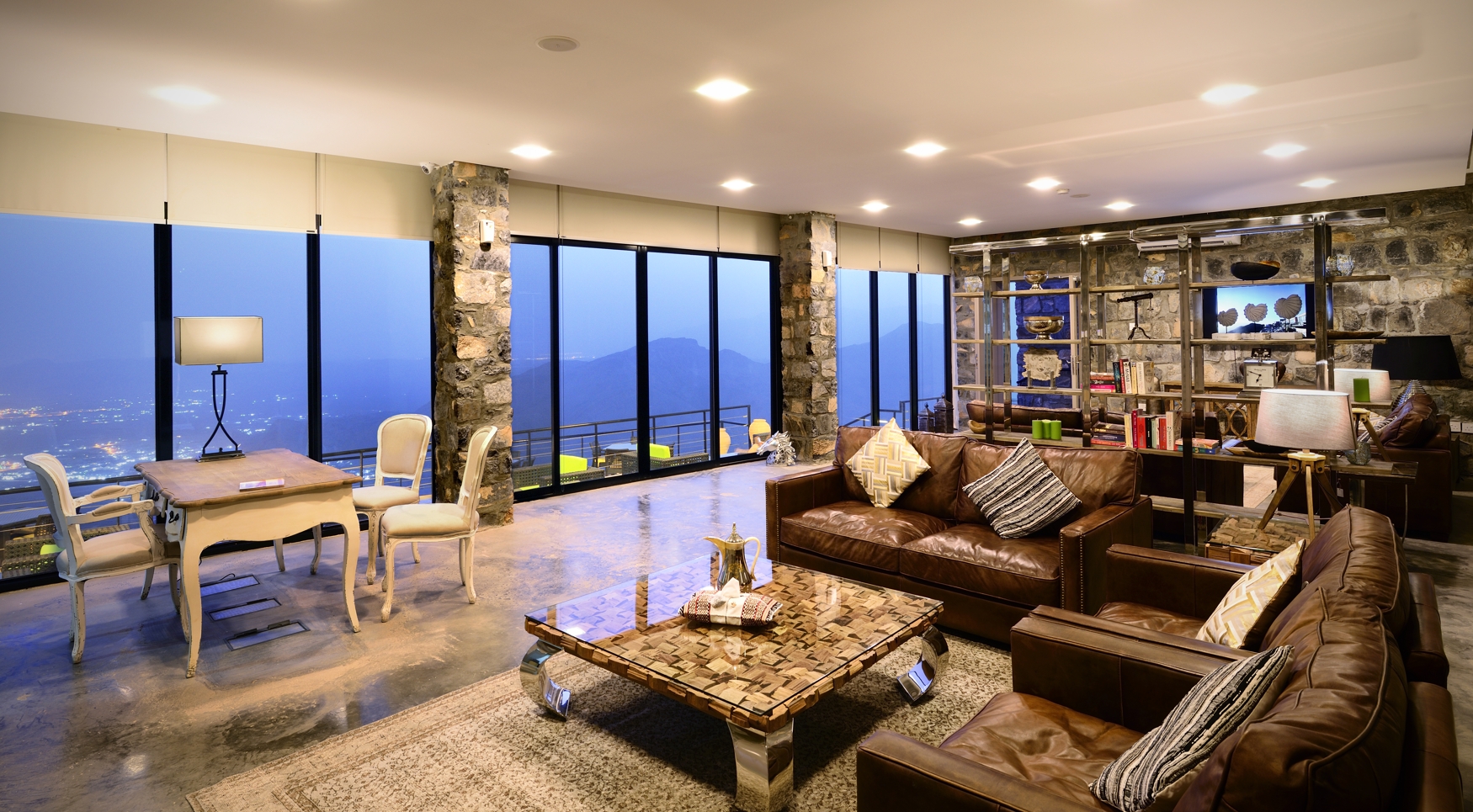 The interiors of The View, Oman